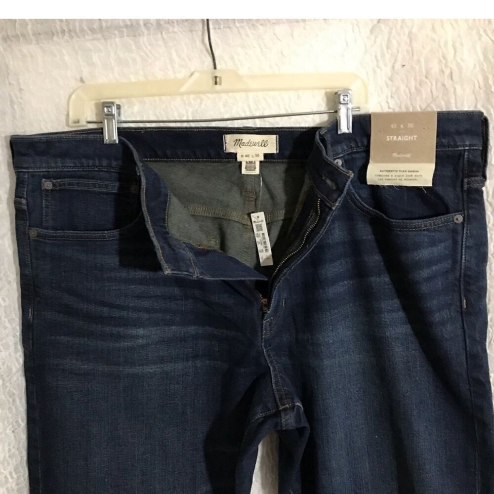 NWT Madewell Straight Blue Jeans – Huntington Wash – Men's 40x30